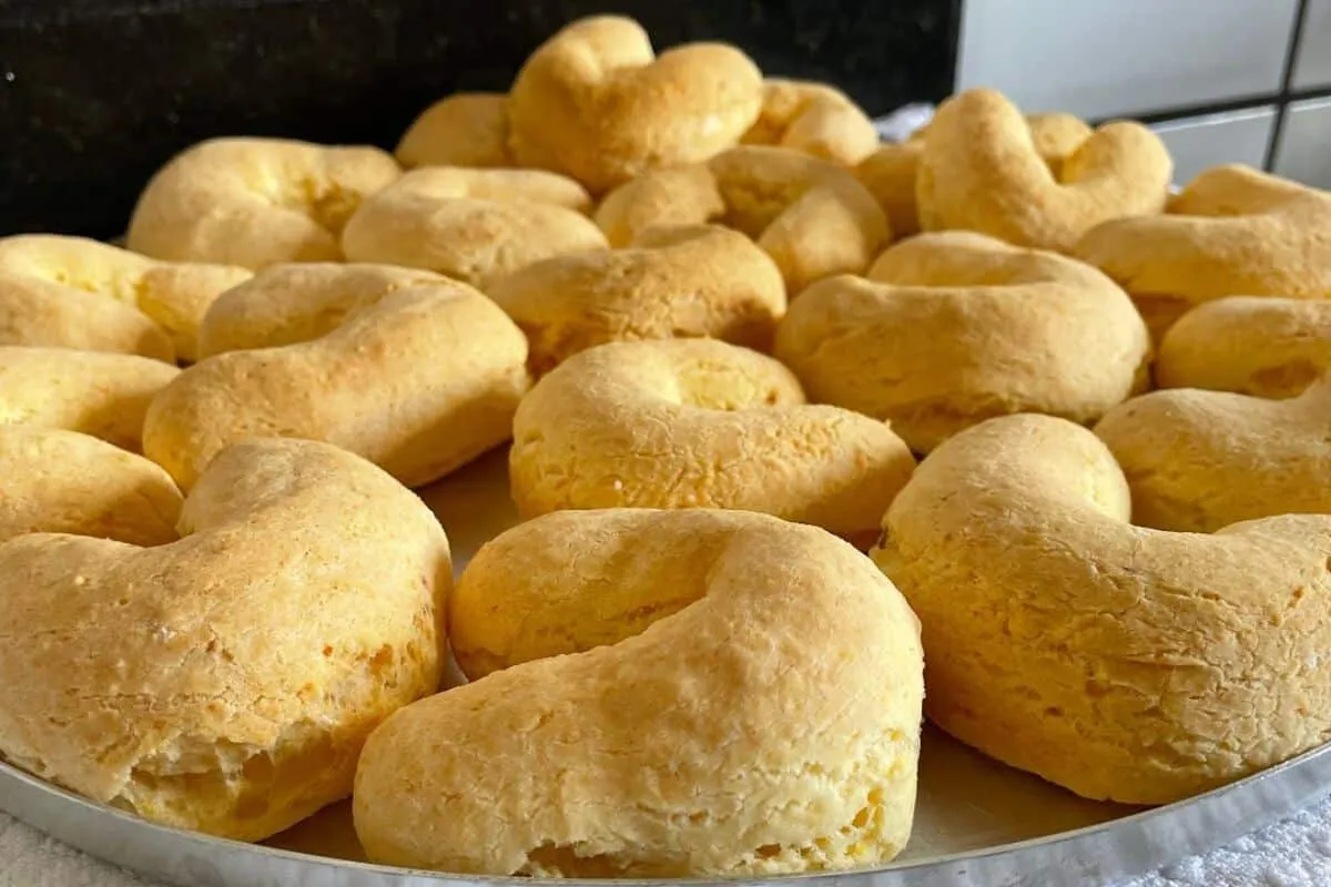Biscoito com flocao de milho super crocante por fora e macio