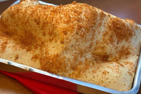 Biscoito montanha russa de polvilho que nao murcha e cresce 