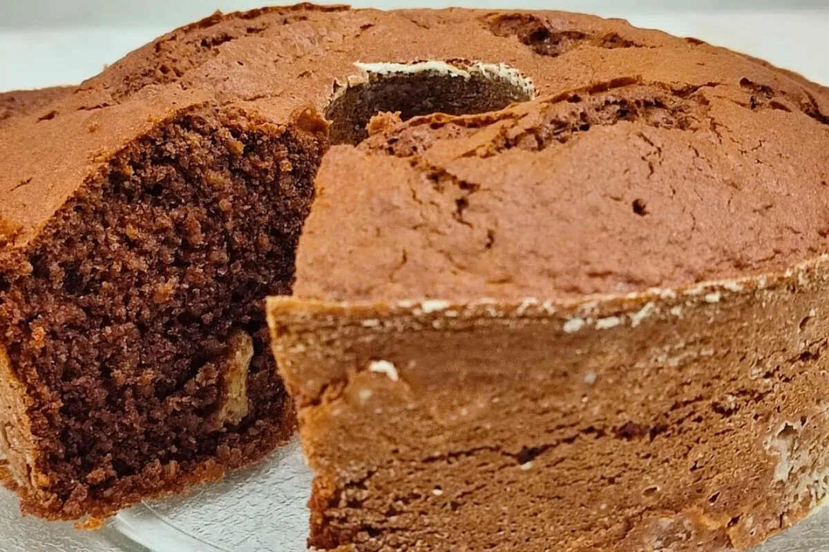Bolo de banana que fica saudavel nao leva farinha de trigo e