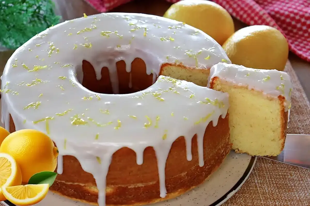 Bolo de limao siciliano muito economico fofinho pratico e de