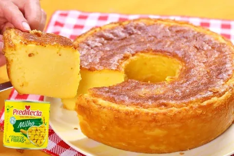 Bolo mole de milho extremamente cremoso macio e fofinho idea