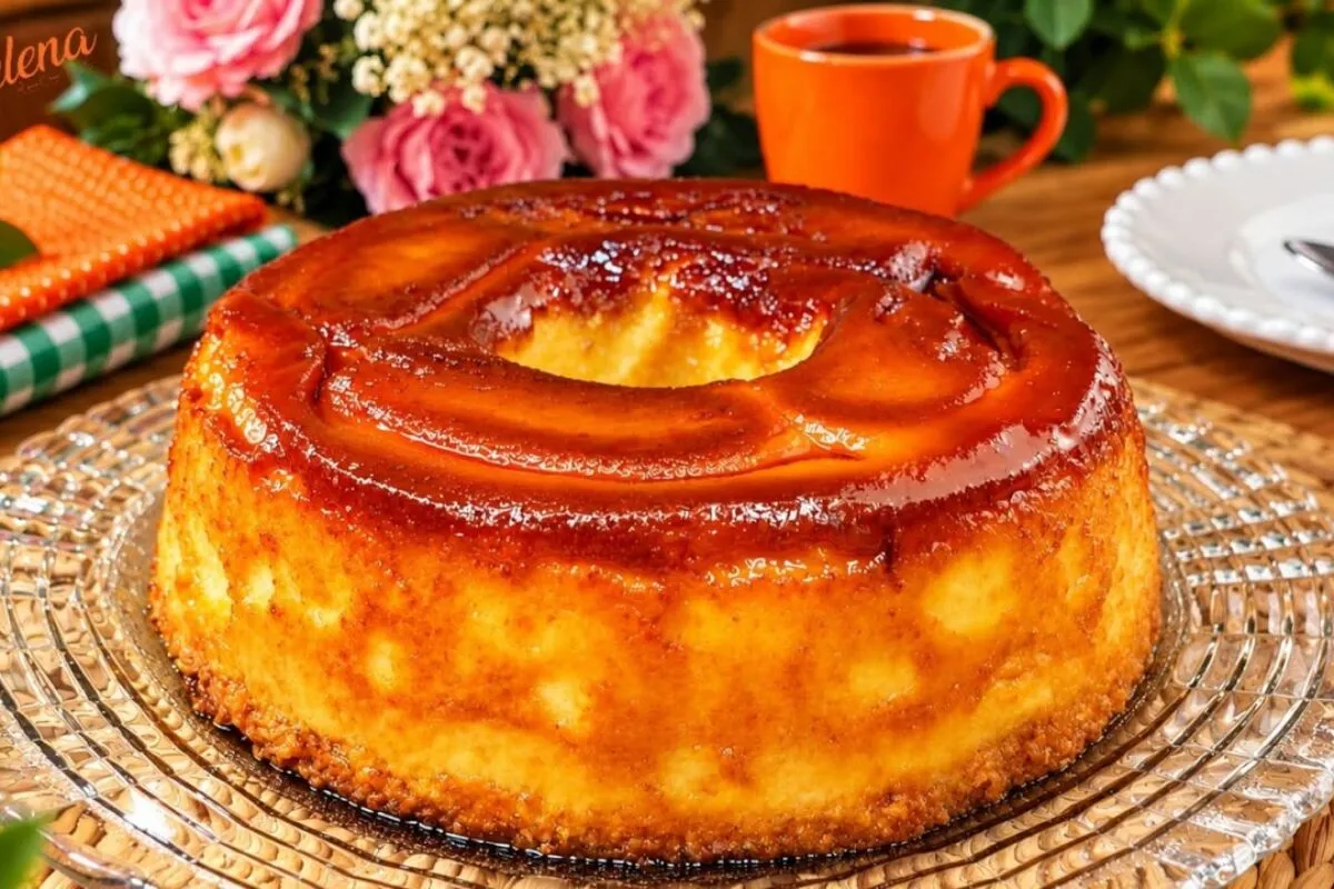 Cacarola italiana de vo bem cremosa feita sem leite condensa
