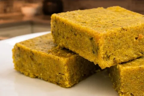 Caldo de legumes caseiro em tablete super saudavel e tempera