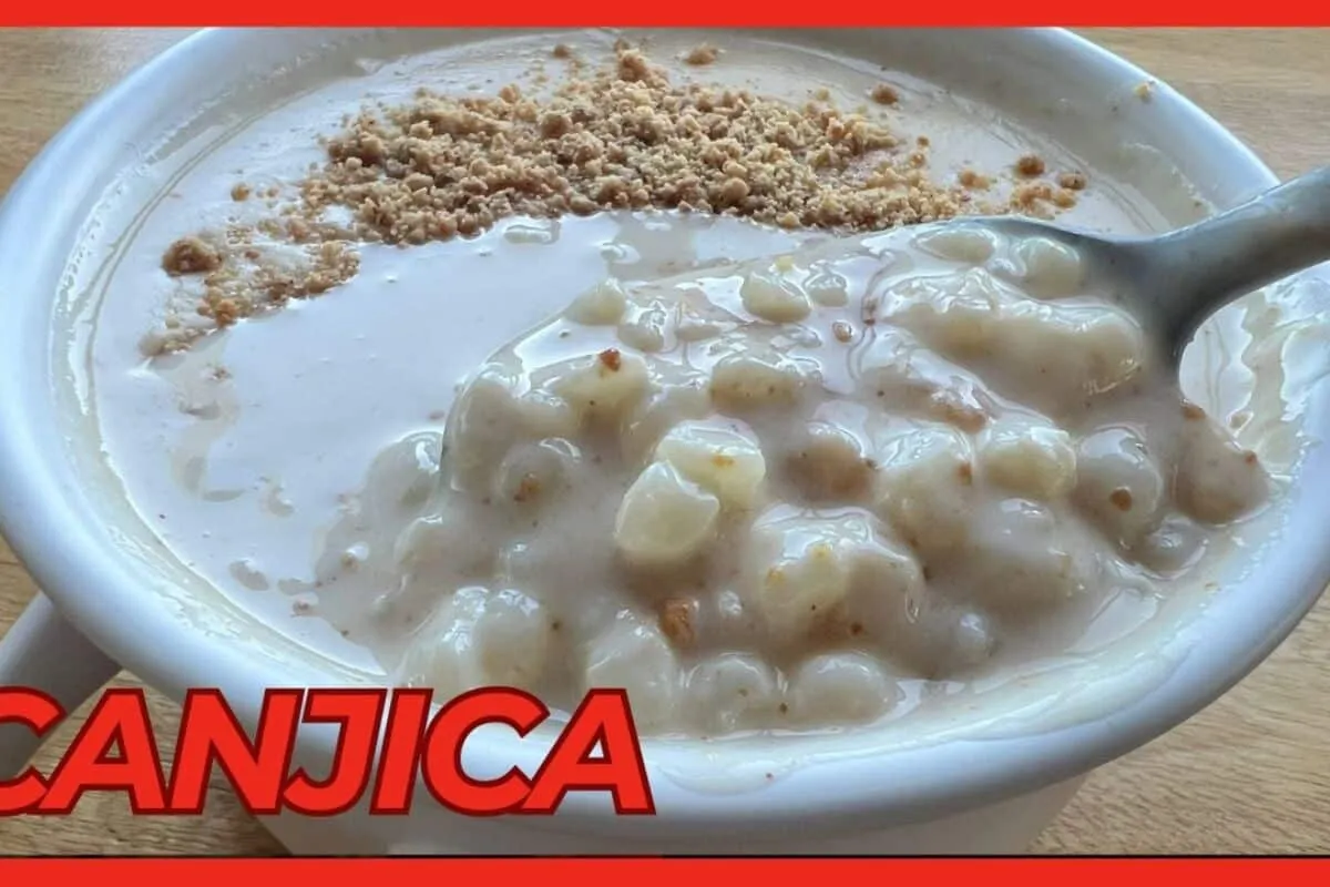Canjica cremosa com aquele toque especial de receita de vo q