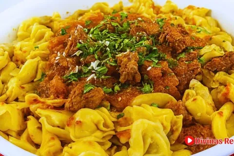 Capeletti ao molho rustico de tomate bem encorpado e saboros