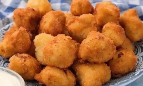 Cubinhos de frango crocante deliciosos tao faceis que nao te