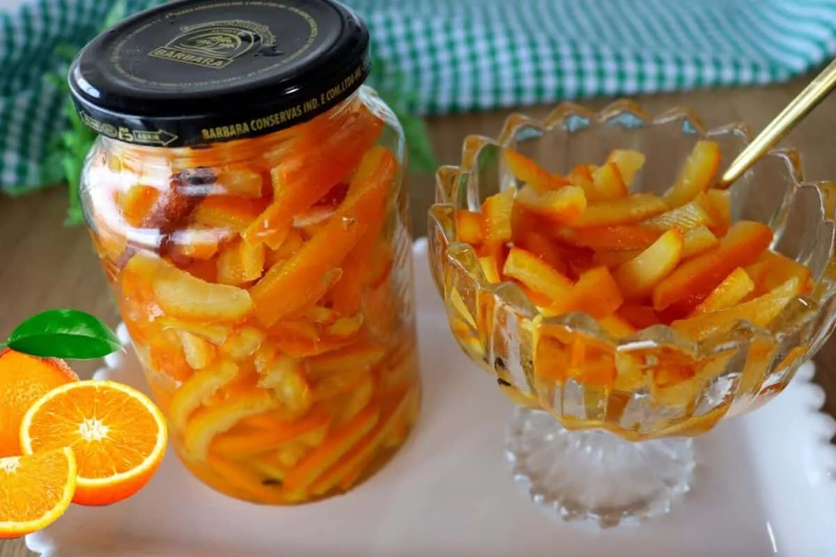 Doce de casca de laranja uma sobremesa tradicional e irresis