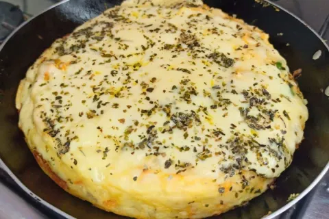 Escondidinho de frigideira pronto em dez minutinhos para um 