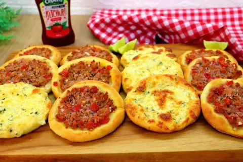 Esfiha do Habib s aberta facil de fazer economica e delicios