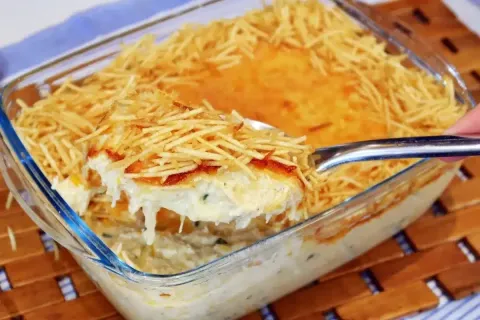 Frango cremoso com creme de milho ao forno uma refeicao prin