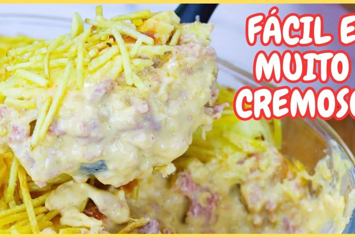Fricasse de linguica toscana mega cremoso e facil de prepara