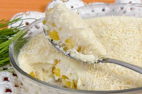 Gelado de abacaxi
