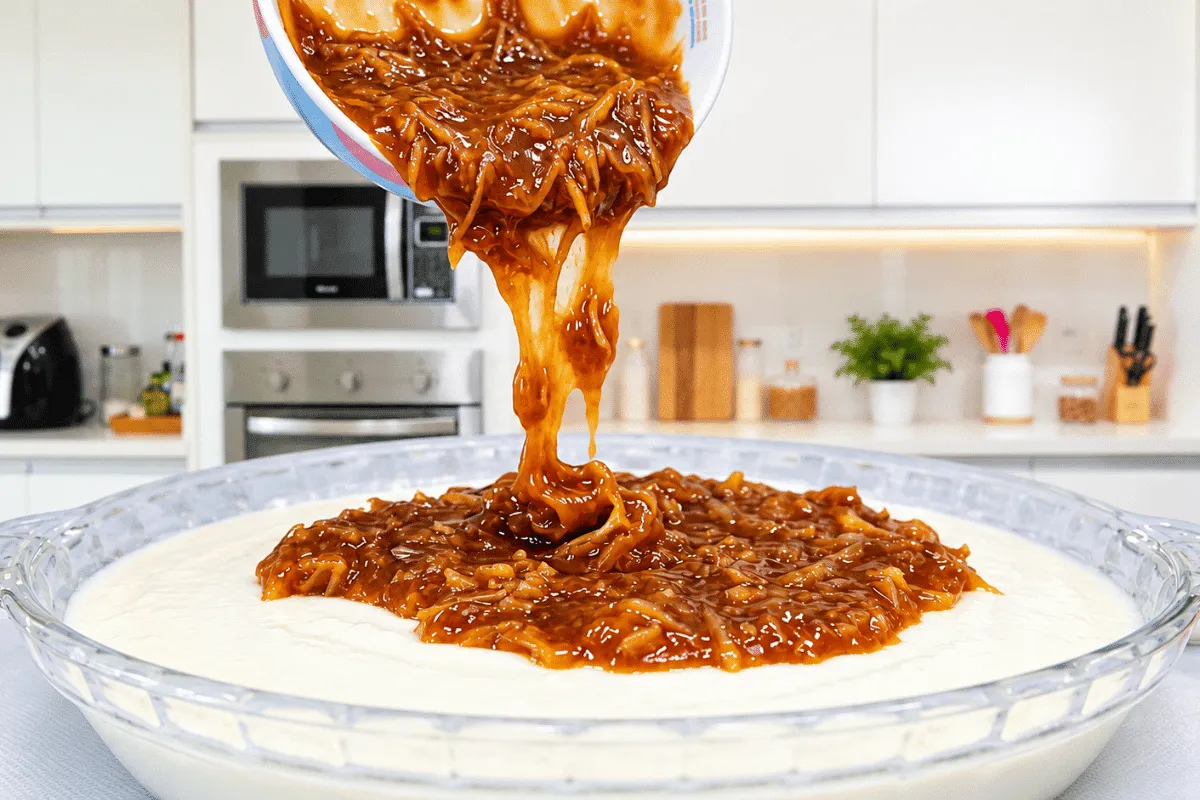 Gelado de coco com cocadinha cremosa que rende bastante uma