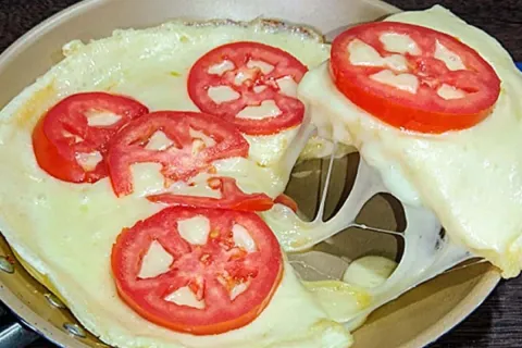 Lanche de frigideira muito pratico e rapido que e a opcao id