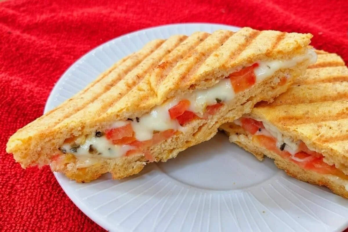Lanche low carb perfeito para substituir o pao uma receita f