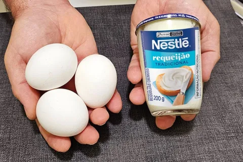 Lanche rapido e facil feito com ovos e um truque surpreenden