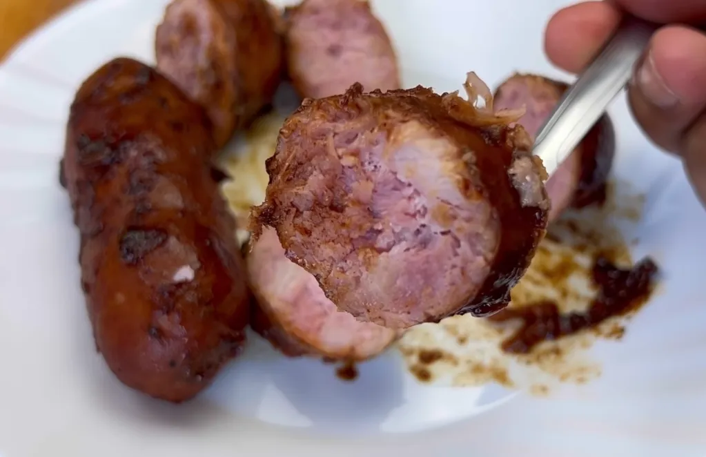 Linguica na panela de pressao sem agua ela vai cozinhar na p