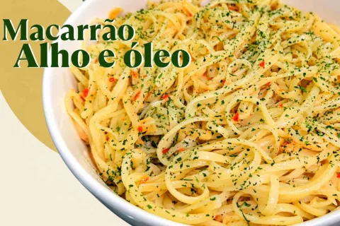 Macarrao alho e oleo simples rapido e muito cremoso uma refe