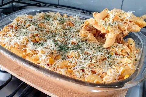 Macarrao na panela de pressao super cremoso e facil uma refe