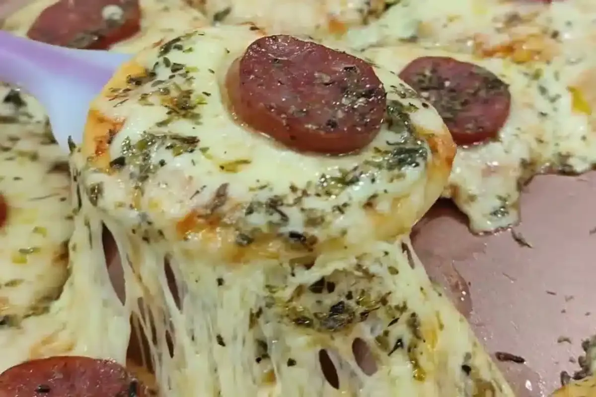 Mini pizza de festa fofinha e facil de rechear que sera um s