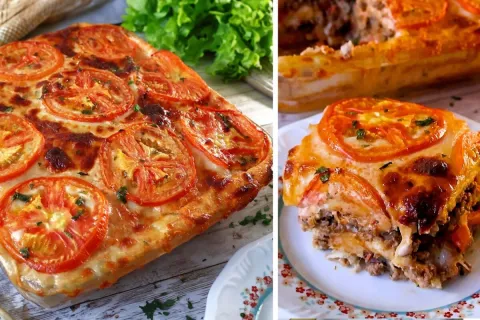 Mistao de forno com carne moida uma refeicao economica e com