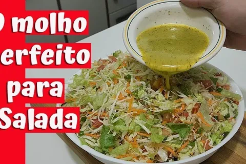 Molho especial para salada que vai ajudar voce a emagrecer c