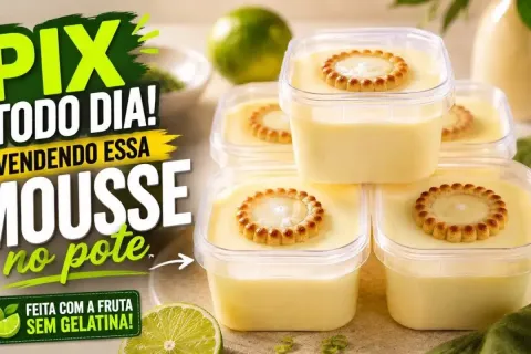 Mousse de limao super cremoso refrescante e facil para sabor