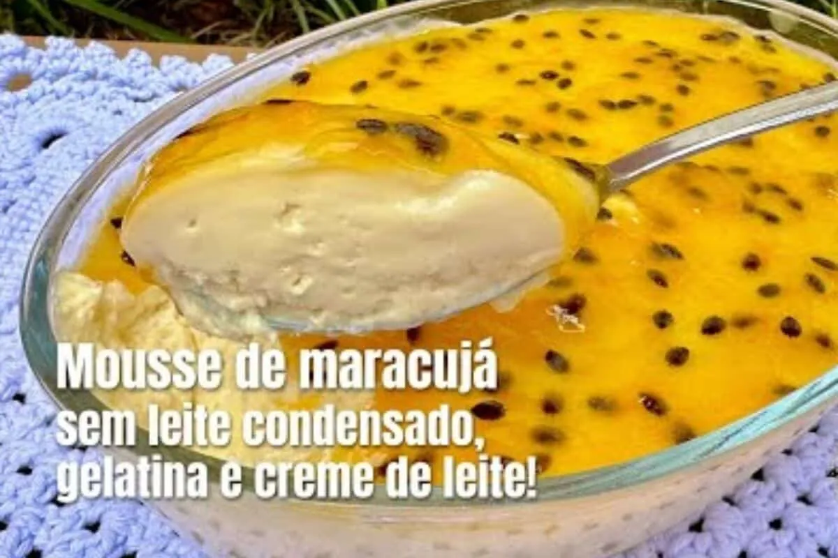 Mousse de maracuja economica