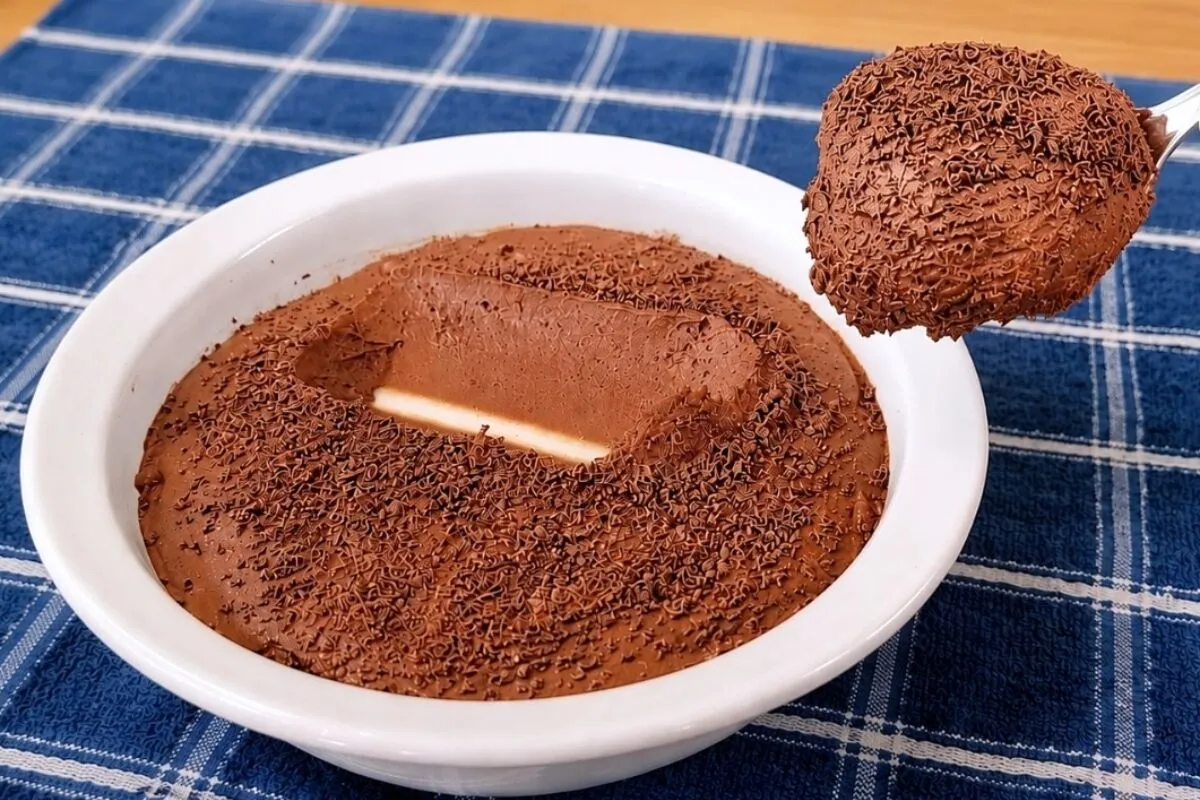 Mousse fit sem leite condensado uma sobremesa cremosa incriv