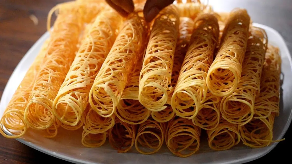 Panquecas teia de aranha