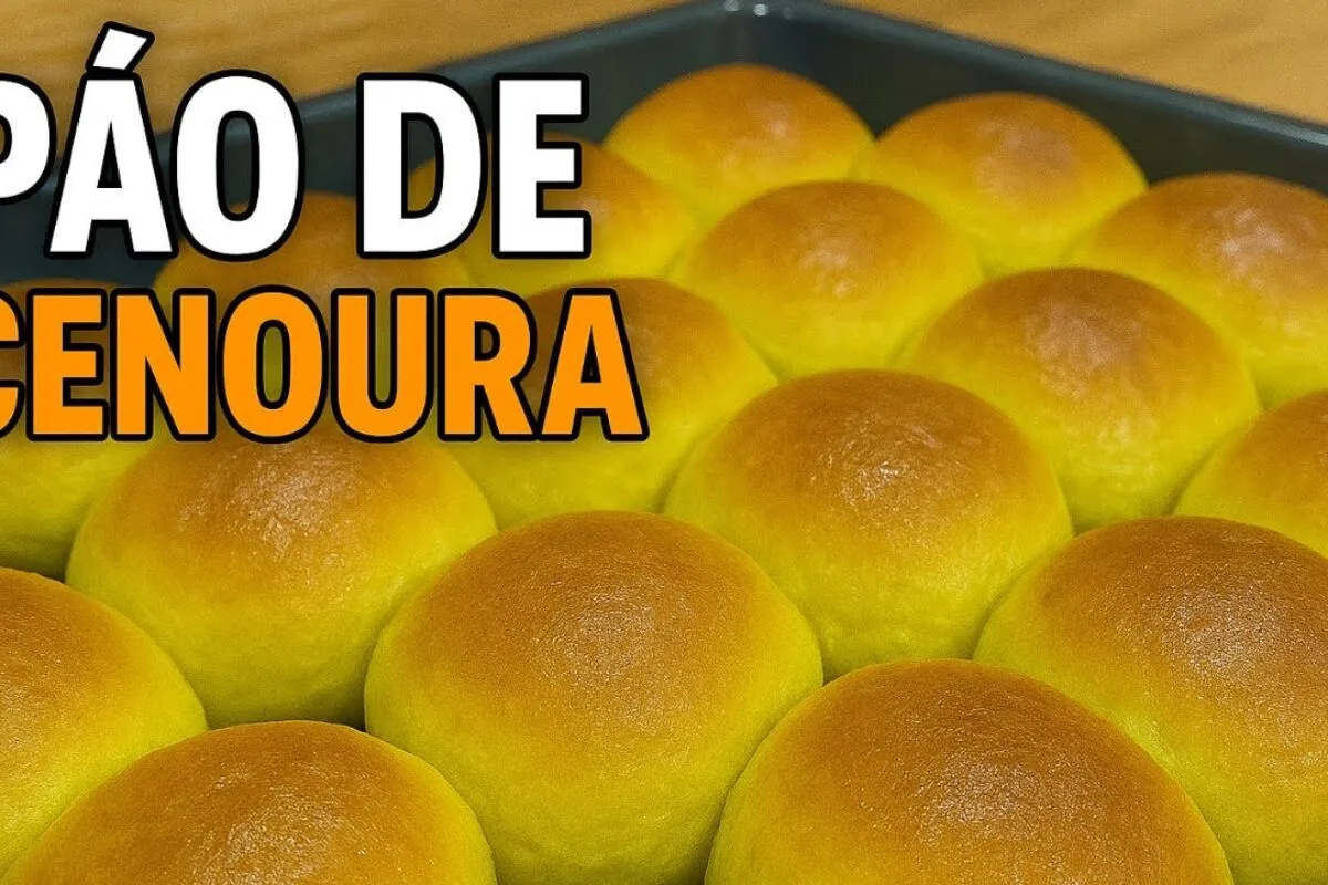 Pao de cenoura caseiro que e rapido facil e resulta em um pa
