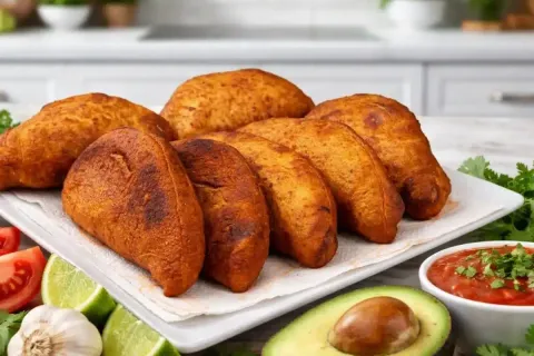 Pastel chines bem recheado e saboroso para voce fazer de um 