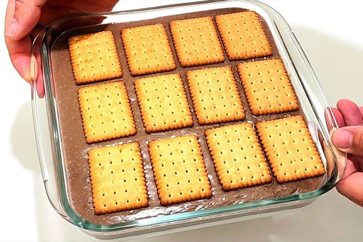 Pave de chocolate de antigamente com aquele gostinho bom de