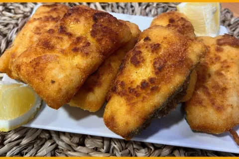 Peixe frito que fica muito sequinho crocante e com um temper