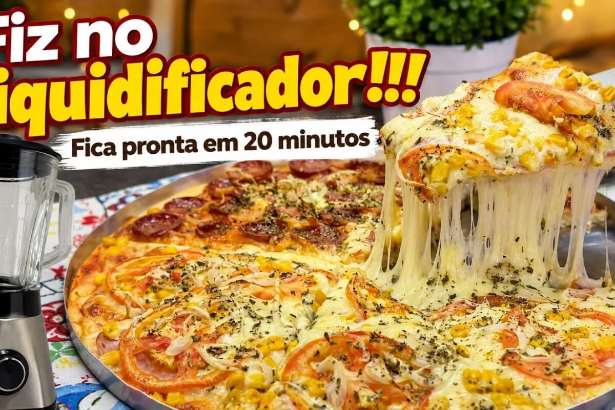 Pizza de liquidificador