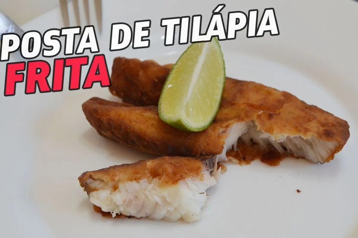 Posta de tilapia frita bem sequinha e crocante para voce pre