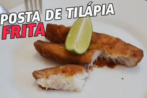 Posta de tilapia frita bem sequinha e crocante para voce pre