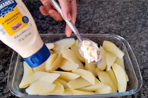 Receita de batata delicioso
