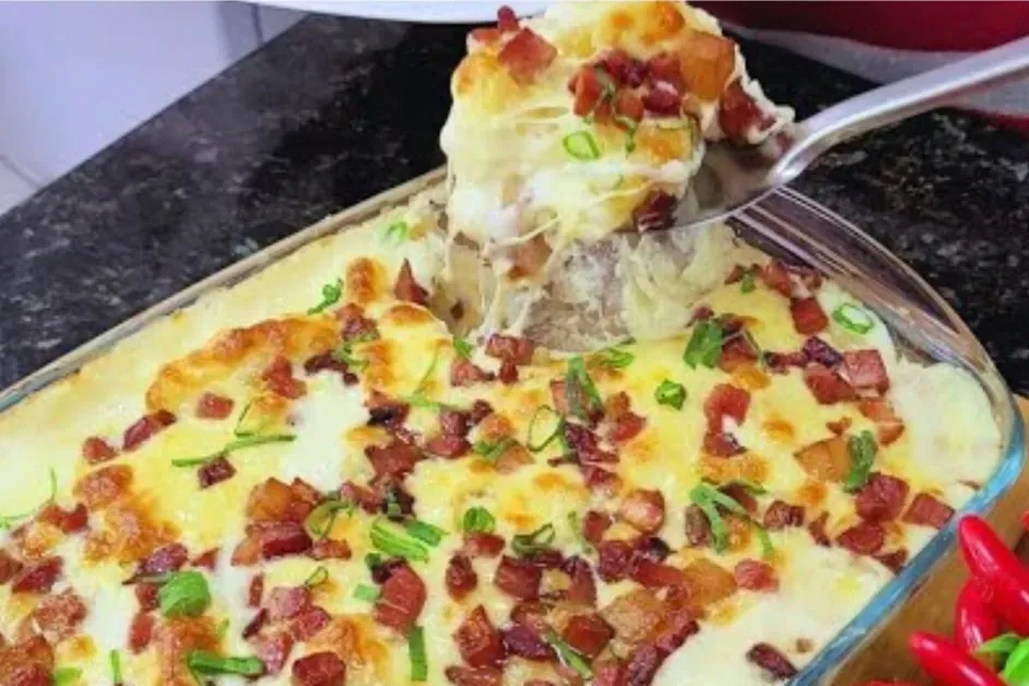 Receita de mandioca gratinada para o almoco