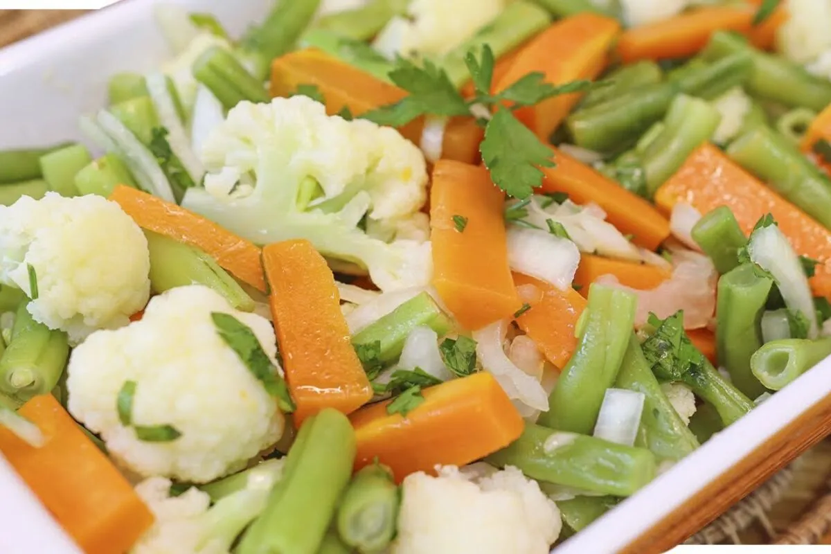 Salada de vagem com tempero especial saborosa e nutritiva id