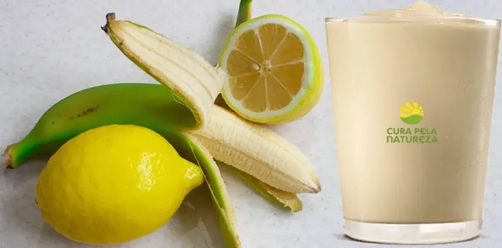 Smoothie de banana e limao