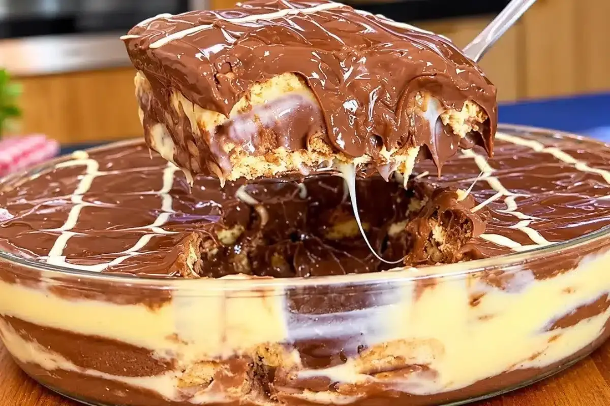Sobremesa de chocolate super facil rapida e chocolatuda um d