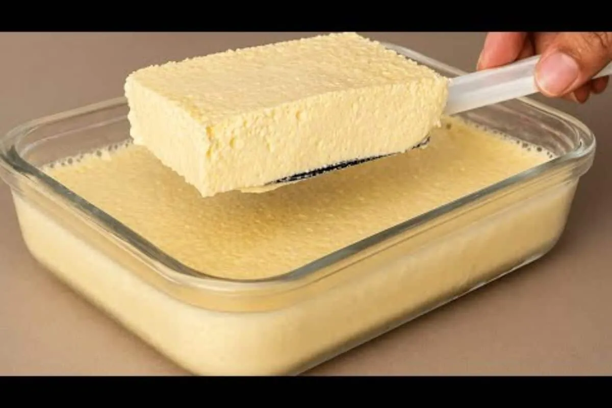 Sobremesa sem leite condensado feita com ingredientes simple