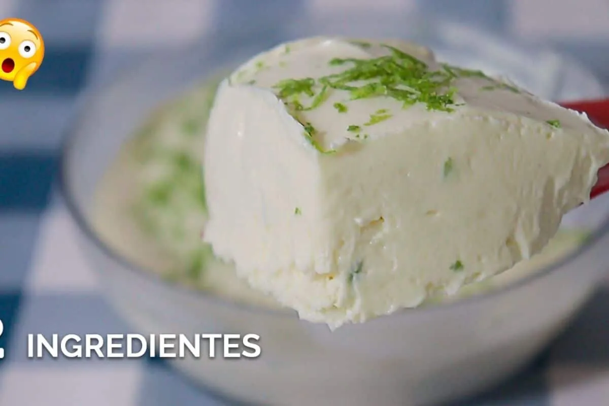 Sobremesa sem leite condensado sem creme de leite e sem gela