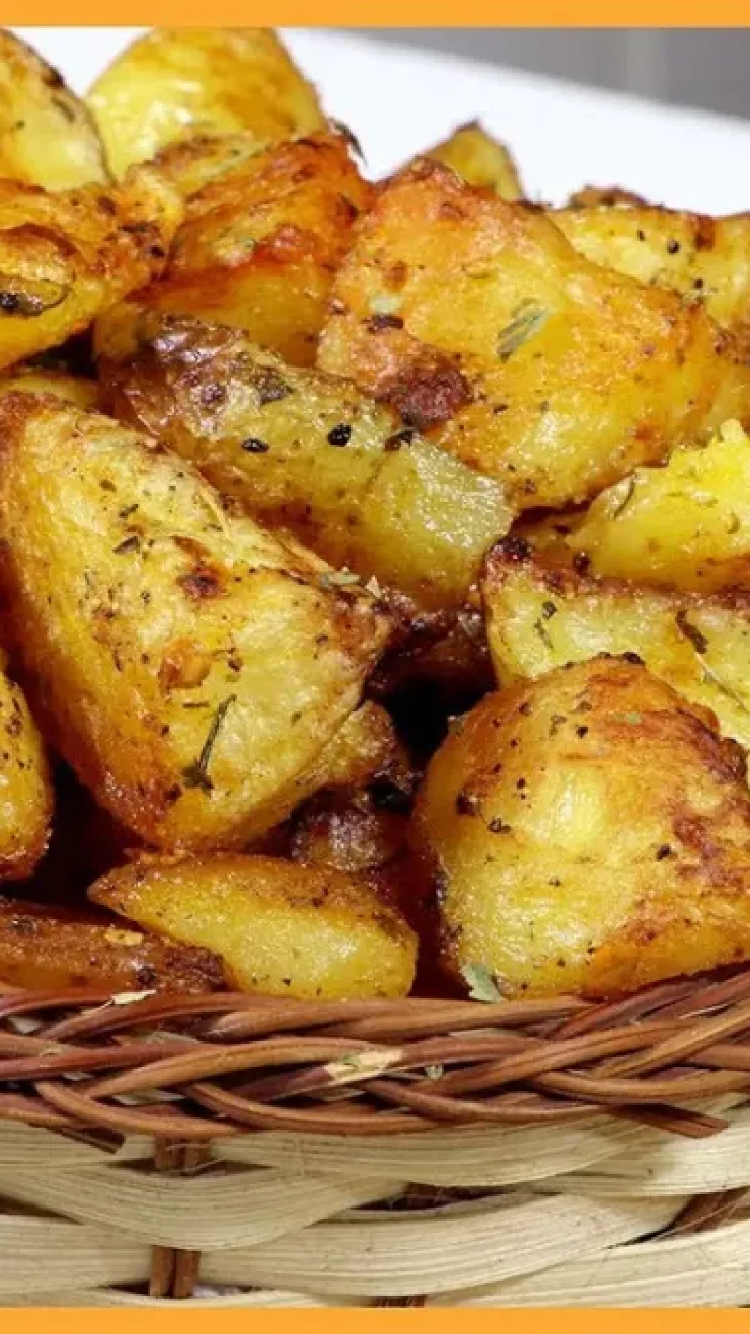Batata crocante de forno um acompanhamento perfeito para seu almoco nessa sexta