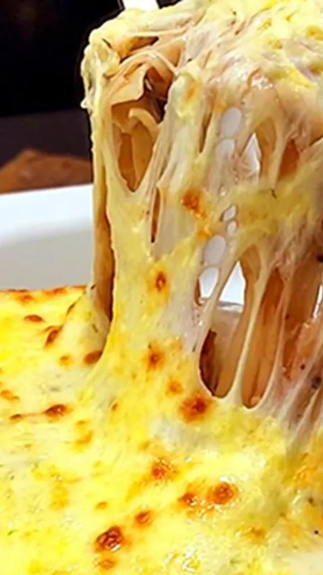 Macarrao gratinado cremoso