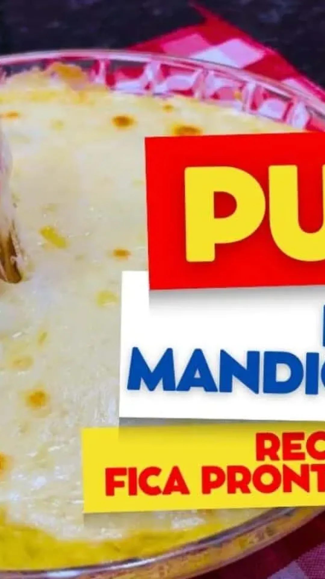 Pure de mandioquinha recheado que fica extremamente cremoso e a familia vai amar