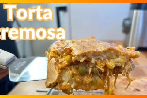 Torta cremosa de liquidificador muito facil rapida e delicio
