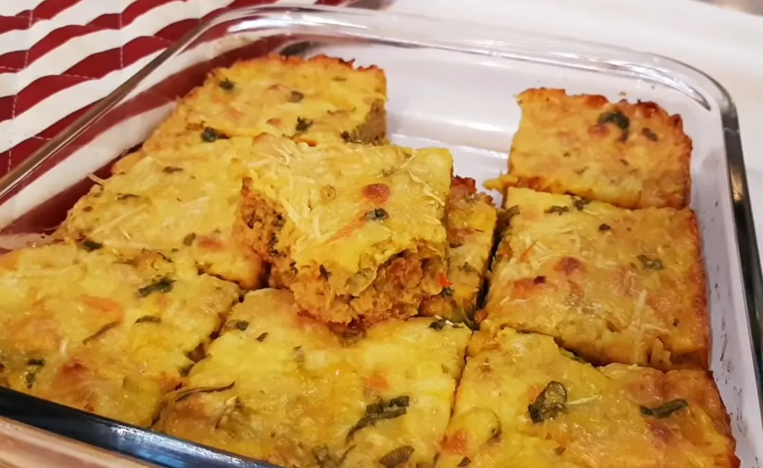 Torta de legumes sem farinha muito facil e so misturar os in