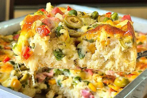 Torta de liquidificador facil com massa leve e saborosa o la